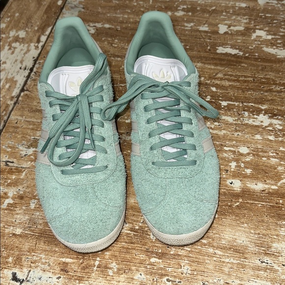 adidas gazelle silver green womens adidas Gazelle Indoor W JS1396